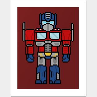 Retro Optimus Prime Posters and Art